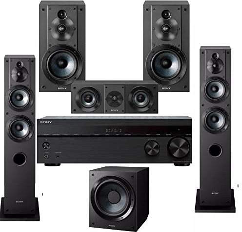 Sony STRDH590 5.2ch 4K AV Receiver with Complete 5.2 Surround Sound System