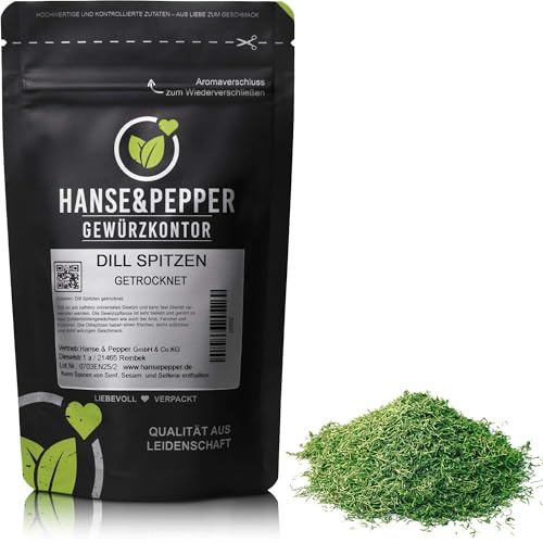 500g Dill-Spitzen Dillspitzen feinste Spitzen Premium Auslese tief grün Top Qualität - Gourmet Serie