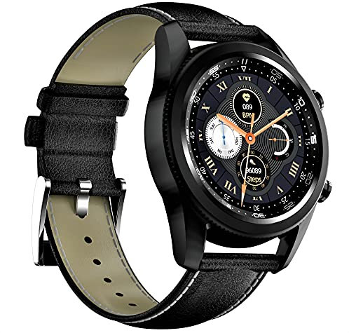 N3 ZELEK Reloj Inteligente Monitor de Presión Arterial Rastreador de Ejercicios Monitor de Frecuencia Cardíaca Impermeable Pantalla Táctil Completa Rastreador de Actividad Hombres Monitor de Sueño