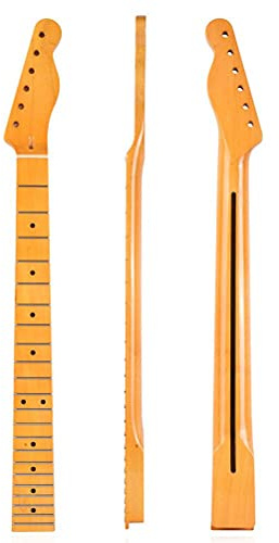 Collo per chitarra elettrica, 22 tasti in acero, tastiera a settore e rilegatura intarsio compatibile per Fender TL Tele Chitarre di ricambio