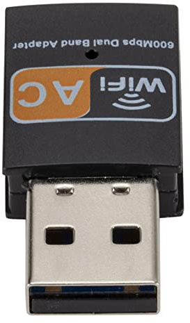Tarjeta adaptadora WiFi, Dongle WiFi Adaptador Receptor WiFi AC600M Antenas WiFi Adaptador inalámbrico WiFi USB de Doble frecuencia 2.4G 5G Controlador Banda Dual Mini Chip Externo 8811