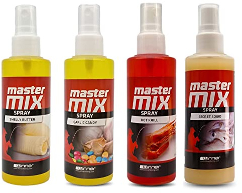 Tandem Baits Master Mix Attractor Marine&Stinky Mix Booster Karpfen-Lockstoff Köder Karpfen Angeln Köder Große-Fische-Angeln Karpfenzubehör Profis&Hobby Angler Angelfutter 4X 100 ml