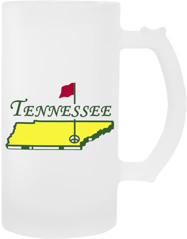 Kwantees Tennessee Masters Golf Boccale Da Birra In Vetro Bicchiere Per Bevande Ecologico