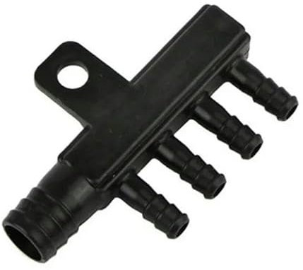20 mm bis 8 mm Shunt-Luftpumpe, Reduzierstück für Aquariumrohre, Splitter, Rohr, Gartenwasseranschlüsse, Aquarium-1 Eingang-4 Ausgänge_b