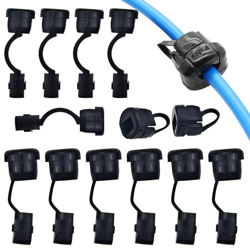 100pcs Round Strain Relief Cord Connector, Nylon Insulating Cable Bush Grommet for Electrified Railways Power Network Wire-Black