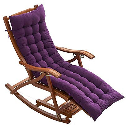 SZITW Sdraio in bambù, Sedia a Dondolo Pieghevole, Regolabile, per Esterni, da Giardino, Patio, reclinabile, carico Massimo 150 kg (Colore: A)