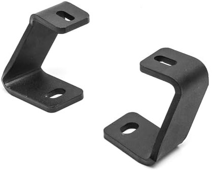 Paquete de 2 soportes de luz de coche para zanja, soportes de montaje en capó, montaje ajustable