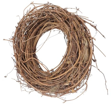 DECORNIJIA Rattan Selbstgemacht Kranz Für Festliche Anlässe Und Weihnachtsdeko Geeignet Für Balkon Treppenhaus Und Restaurant