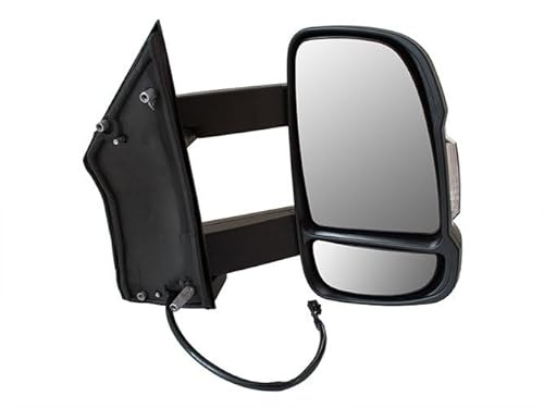M MODECAR Außenspiegel Rechts, Langer Arm (23 cm), Elektrisch & Beheizbar, mit LED-Blinker, für Fiat Ducato, Citroen Jumper, Peugeot Boxer ab 2006
