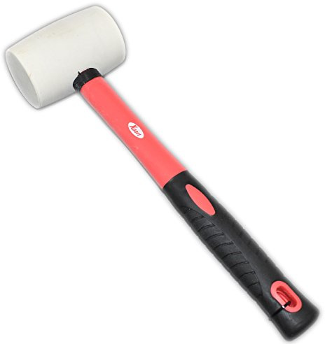 Non Marking White Rubber Mallet uPVC Window Glazing Woodwork Carpentry Hammer