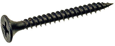 500 Stk. QZ Schnellbauschrauben Feingewinde Typ S Trompetenkopf 3.9x35 PH-2 Stahl gehärtet phosphatiert schwarz