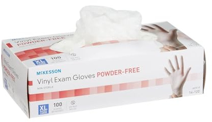 McKesson Vinyl Gloves X-Large (100 per Box)