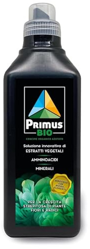 GIARDINI D'ITALIA - Concime Biologico per Orto, Piante da Appartamento e Giardino, Concime Liquido Organico Azotato, Favorisce la Crescita Sana e Rigogliosa - Consentito in Agricoltura Biologica, 1kg