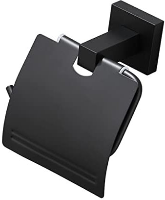 BESTonZON Schwarze Toilettenpapierhalter Aus Hochwertigem Material Rostfrei Und Korrosionsbeständig Für Badezimmer Und Wc Und Praktischer Design