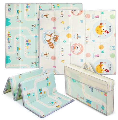 Baby Play Mat, 180×150 cm, Foldable Kids Playmat