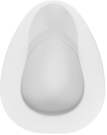 Healeved Padella da Letto per Anziani e Pazienti Allettati, Vaso da Notte in Plastica Tecnologia Anti-perdita, Ergonomica e Portatile, per Utilizzo Ospedaliero e Domestico, Ausilio
