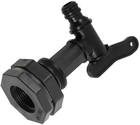Milisten Raccord De Réservoir IBC Robinet Kit Adaptateur pour Barils De Raccord De Tuyau Arrosage Robinet pour Réservoir Eau