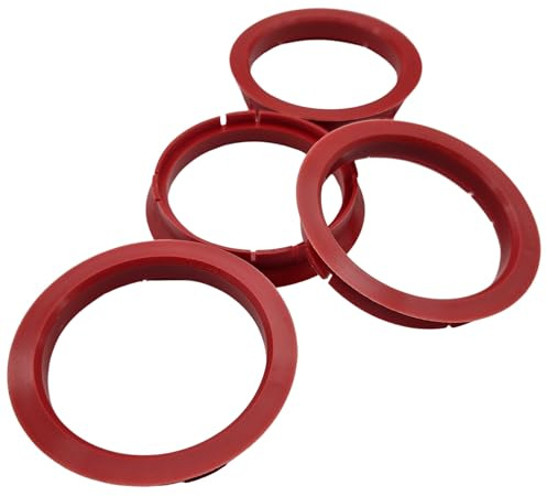Felgenfactory 4X Zentrierringe 72,5-64,1 | 72.5 auf 64.1 | kompatibel mit Borbet | Rot