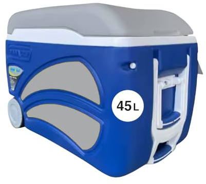 Pinnacle Nevera con Ruedas 45 litros - Nevera Portatil para Eventos - Gran Capacidad de Aislante Térmico