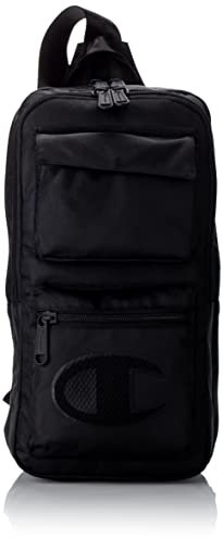 Champion Unisex-Erwachsene Stealth Sling Strap Pack Kuriertaschen, Schwarz, Einheitsgröße