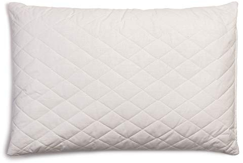 GIRAFFENLAND Cojín de espelta orgánico, 40 x 60 cm, color blanco, cojín con espelta de cultivo ecológico en interior orgánico adicional