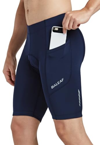 baleaf Pantalones Cortos de Bicicleta Acolchados 3D para Hombres Acolchados de Ropa Interior de Ciclismo Acolchados de Ropa de Ciclismo de montaña Acolchados de Ciclismo de rotación