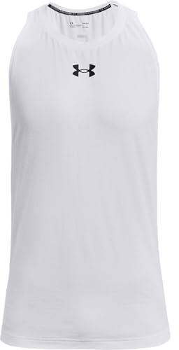 Under Armour Uomo UA Baseline Cotton Tank, Canotta Palestra Uomo, Canottiera Uomo Leggera e Traspirante, Canottiera Uomo Estiva e Sportiva