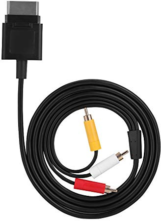 Vbestlife 1,8 m 360 Slim AV-kabel ABS-komponent TV-kabel AV-ljudkabel Vid?¡ì|o sladd, speltillbeh?r