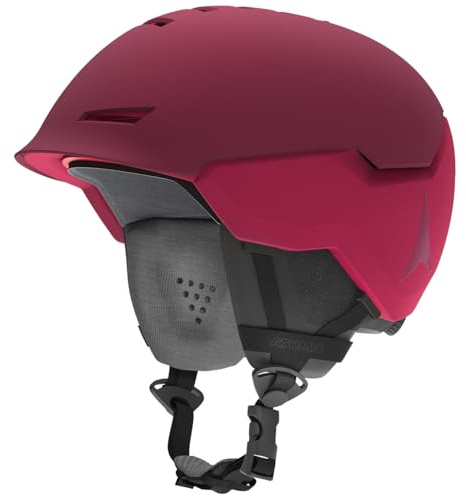 Atomic Revent + AMID Skihelm in Dunkelrot Größe S - Unisex für Erwachsene - Individuelle Passform & präziser Sitz - Überlegener Aufprallschutz - Innovatives Belüftungssystem - Kopfumfang 51-55 cm