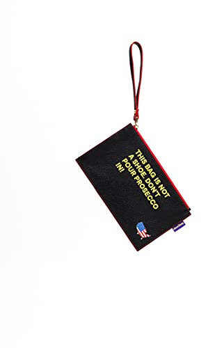 ubun2bag Damen Clutch Leder - Cocktail und Party Handtasche - Premium Qualität handgefertigt (Schwarz)