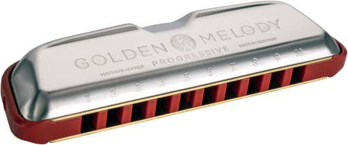 Hohner Golden Melody Progressive Harmonica A Major - M54410X