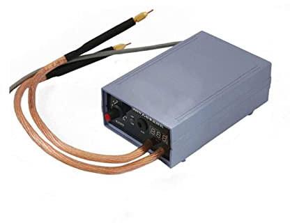 XINRISHENG Soldador de Punto de Interruptor de pie, 5000W de Alta Potencia Mini máquina de Soldadura por Puntos Soldadores Ajustables de Corriente portátil para batería 18650