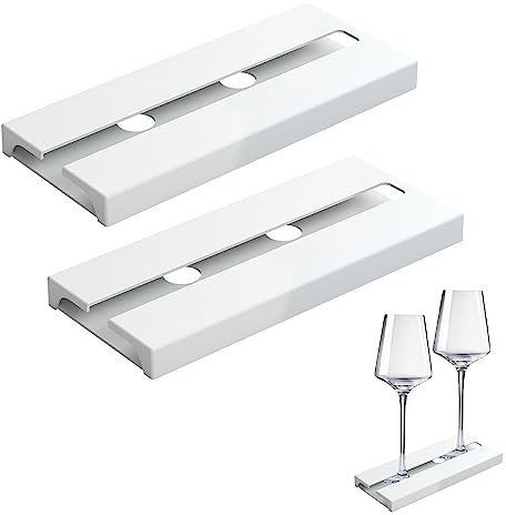 Trsnzul 2 Piezas Soporte para Copas de Vino Colgador Copas de Vino Estante para Copas de Vino Soporte Copas Colgante Soporte para Copas Estante para Colgar Copas de Vino para Cocina, Hogar