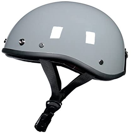 KEFFOR Vintage Motorrad Jethelme DOT/ECE-Zugelassen, Motorradhelm Offener Helm, Motorrad Halbhelme, Motorrad 3/4 Helme, Schwarzer Offener Halbe Schale Helme (Color : E, Size : M=(57-58cm))