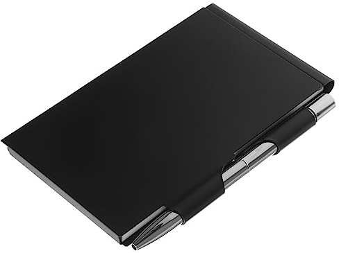 Ciieeo Kleiner Notizblock Aus Metalllegierung Kompakter Taschennotizblock Für To-do-listen Und Planung Mit Leerem Innenseiten Für Schreiben Oder Zeichnen