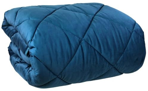 MAXIME MAISON - Trapunta Invernale Letto Singolo (350gr/mq) Coperta Copriletto Singolo in Caldo e Morbido Velluto per Stagioni Fredde, Alternativa Elegante a Piumino e Piumone, Made in Italy