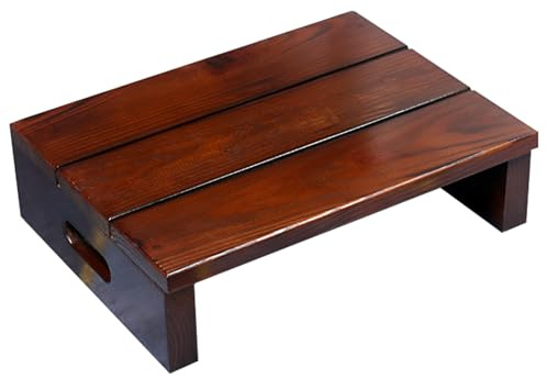 TRAGLO Marchepied en Bois antidérapant pour lit Portable, marchepied pour Chambre à Coucher, Salle de Bain, Cuisine, capacité de 250 kg, Aucun Assemblage requis(Color:A,Size:40x30x15cm)