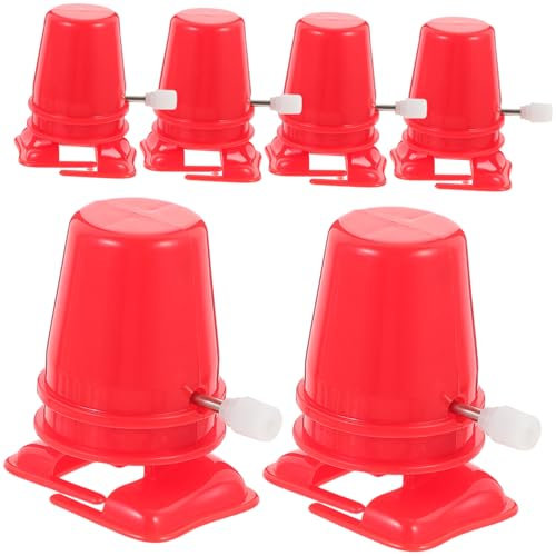 HEMOTON 6 Stück Uhrwerk Handgefertigtes Bastelzubehör Uhrwerk Zur Reparatur Spielzeugteil Kompaktes Uhrwerk Kunststoffwerk Ton Bastelzubehör Mini Aufwickelteil DIY Zubehör