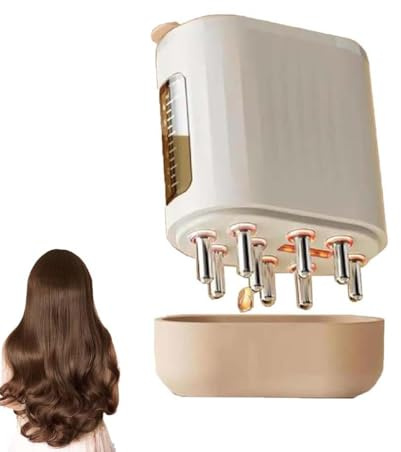 Follicle Activator 3.0 Scalp Machine, Haaröl Applikator, 2-In-1 Haaröl Applikator Und Elektrisch Kopfhaut MassagebüRste, Haaröl Applikator Scalp Massager Kopfmassage BüRste