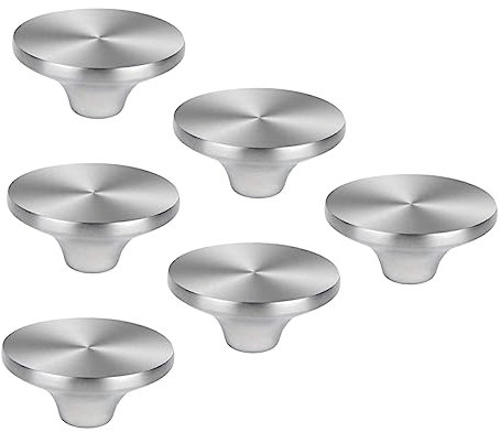 KICHOUSE Boutons Universels Pour Couvercles De Casseroles En Acier Inoxydable 6 Pièces Poignées Résistantes Isolation Sécurisée Convient Pour Marmites Woks Et Pots De Cuisson
