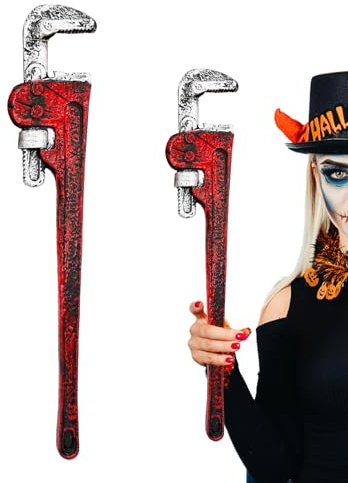 Halloween blodiga skiftnyckel - blodiga halloween-simuleringsnyckel, realistiskt festobjekt, rolig dekorativ lösning, spöklika tillbehör för st
