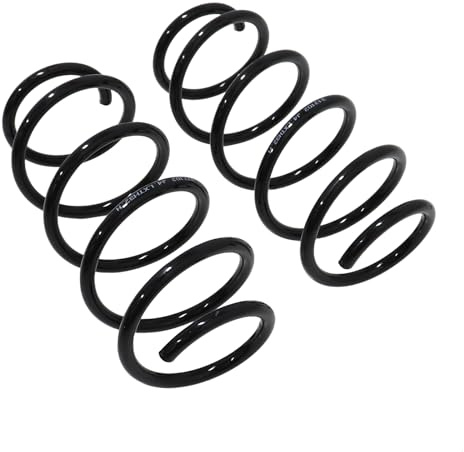 Callume 2x Federn Fahrwerksfeder Vorne Kompatibel mit Opel Corsa C Kompatibel mit Vauxhall Corsa MK II (C) 2000-2006 1.0 1.2 1.4 312102, 9195993, 9196163, RH2651, 333350, RH2650