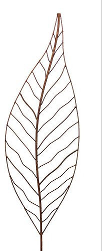 Crispe home & garden Gartenstecker Edelrost - Farn klein | Rankhilfe Gartendeko Höhe 110 cm