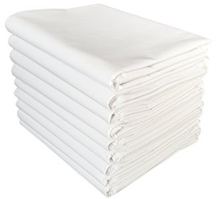 TM Maxx Tischtuch Betttuch Bettlaken Haushaltstuch Sommerdecke Laken in Hotelqualität ⁕ 150g/m² (2) ⁕ 5 Größen ⁕ gesäumt an 2 Seiten ⁕ 100% Baumwolle ⁕ ohne Gummizug (160x270 cm)