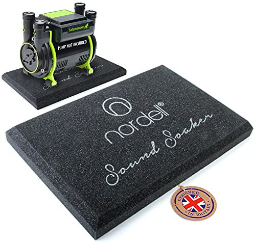 Shower Pump Noise Reduction Floor Mat - Vibration & Absorbing mat Designed for dampening unwanted Noise, Salamander, Bristan, Arley Cyclone, Monsoon, Stuart Turner, Nordell Sound Soaker