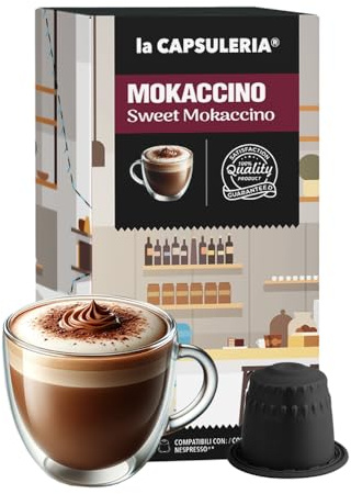 Capsuleria - MOKACCINO (80 Kapslar) Kompatibel med Nespresso