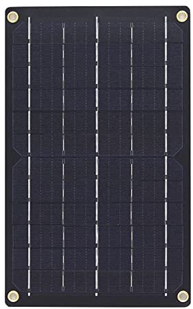 LANGZDHE Panneau Solaire monocristallin 2pcs 6W, Chargeur de Panneau Solaire, Voyage de téléphone Portable 6V 1A en Plein air pour Charger Le Panneau Solaire de vélo.