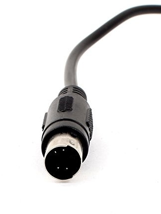 Ruilogod Noir S-Vidéo 4 broches mâle à mâle Câble Câble 1,5 mètre 5Ft Pour les DVD HDTV