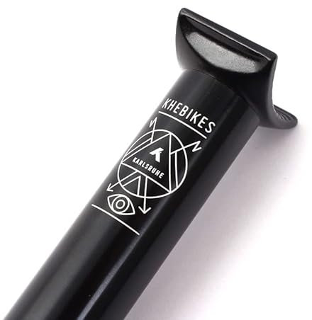 KHE PIVOTAL BMX Race MTB Dirt Jump reggisella 200 mm 27,2 mm alluminio 7005 nero solo 0,1 kg