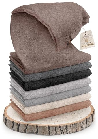 yanopurna Couverture en Cachemire - Couverture de canapé tissée à la Main en 100% Laine de Cachemire - 135 x 270 cm - Couverture Douce et Confortable pour canapé et Chaise - Fabriquée au Népal